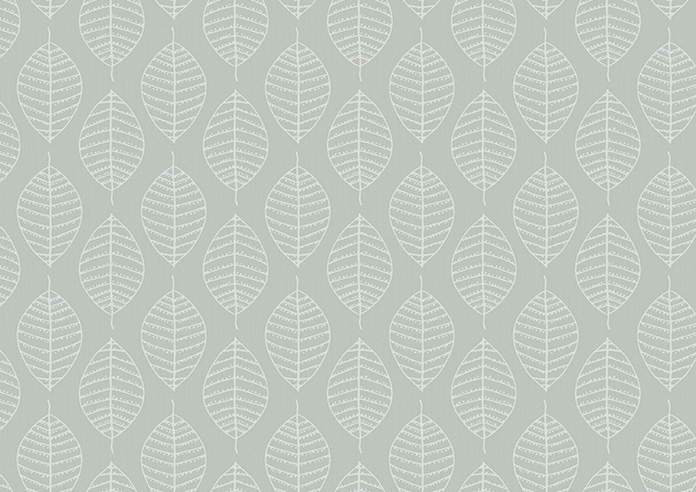 Beech Leaf (Blackout), Light Mint - Roller Blind - Image 6